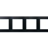 SZAFIR Ramka 4 poczwórna czarny metalik R-4Z/33 OSPEL