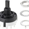 TRU COMPONENTS TC-9415612 SR26B4-2X6-7-20 Przełącznik obrotowy 250 V 150 mA 12 x 30 ° 1 szt.