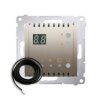 SIMON 54 Regulator temperatury z wyświetlaczem zewnętrzny czujnik temperatury sonda 16A 230V złoty mat DTRNSZ.01/44 KONTAKT SIMO