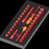 05150117001 Foam insert 8007 A VDE Zyklop VDE ratchet set 1, 1/4