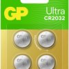 Ogniwo guzikowe CR 2032 GP Ultra 3 V 4 szt. 220 mAh litowe
