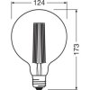 Żarówka Dekoracyjna LED E27 G125 8,8W = 60W 806lm 2200K Ciepła 320 Filament Ściemnialna OSRAM Vintage 1906