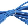 Przewód zasilania złącze A: IEC C13 złącze B: IEC C14 3m 10 A 250 V 1mm2 Niebieski
