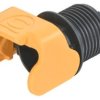 Screw-in housing, PA, longitudinal bow locking, IP20/IP40, 09930011125