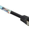 kabel LAN Renkforce RF-4732884, 1 szt., RJ45, CAT 5e, F/UTP, 5.00 m, czarny