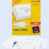 Arkusz papieru etykietowego L7168-100, kolor: Biały Adres, Avery Laserowa