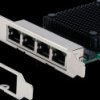 EX-60114 Network card, PCIe, 2.5 Gigabit Ethernet, 4x RJ45