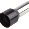 Końcówka tulejkowa izolowana 25mm² długość 16mm Czarny średnica 7.5mm Izolowane RS PRO