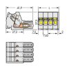 WAGO 831-3104 Female MCS-MAXI 4P 7.62mm
