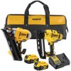 DEWALT DCK2046P2-GB DCK2046P2 Twin Nailer Kit 18V 2 x 5.0Ah Li-ion