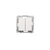 Przycisk zwierny poczwórny TP4.01/111 biały mat Simon55 Kontakt-Simon