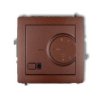 Deco Regulator Temperatury Elektroniczny Z Czujnikiem Powietrznym Brązowy...