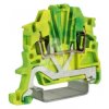 Złączka sprężynowa HTE.1, zielono-żółta, pojedyncza, 1,5 mm²