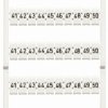 Marker card for terminal block plug, 793-5506