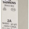 Siemens 3NA3801 Bezpiecznik użytkowy Rozmiar bezpiecznika = 000 6 A 500 V/AC, 250 V/DC 3 szt.