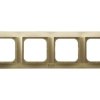 IMPRESJA METALIK Ramka 4 poczwórna do wyłączników IP44 złoty metalik RH-4Y/28 OSPEL