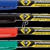 T3594 C.K professional marker pen 4 pack mix