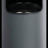 333058 Waste container with ashtray, 17 l, round, anthracite