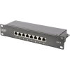 Digitus DN-91608S Network patch panel 8 ports 254 mm 10 inch CAT 6 1 U