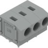 PCB terminal, 3 pole, pitch 5 mm, AWG 20-14, 24 A, push-in, gray, 235-403