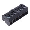 6-Way 5.00mm Pin Strip Pluggable Terminal Block Grey 8A 300V