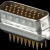 163A16809X D-SUB plug, high density, 26-pin, print, twisted