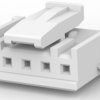 Socket housing, 5 pole, pitch 2.5 mm, straight, natural, 1969442-5