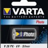 04028 101 401 VARTA battery, 6 volt, 165 mAh, 13.0x25.2mm