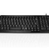 Klawiatura Kompaktowa przewodowa, kolor: Czarny, PS/2, USB, QWERTY (Wielka Brytania), Ceratech