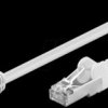 94178 1-m cat. 5e patch cable, 1x 90° plug, white