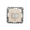 Czujnik ruchu 160 st. (10A), beżowy, Sedna Design i Elements SDD112504