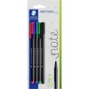 Staedtler 334-S BK4 triplus fineliner 4 pcs