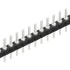 Pin header, 15 pole, pitch 2.54 mm, straight, black, 10057828