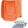Skrzynka zaciskowa Poliwęglan 92 x 210 x 155mm Pomarańczowy IP55, IP66 HENSEL