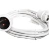 Kabel przedłużający (przedłużacz) 3m biały 1x230V H05VV-F3G1,5 1168434