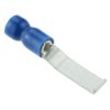 Blue 4.6mm Hooked Blade Crimp Connector (Pack of 100)