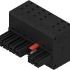 Socket, 6 pole, pitch 7.62 mm, straight, black, 2720600000