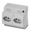 Gniazdo sieciowe Gniazdo Szyna DIN 20A