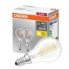 2Pak Żarówka Led E14 P45 4W 40W 470Lm 2700K Ciepła Filament Osram Base