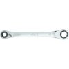 Double ring ratchet wrench, double ring, 10-19 mm, L 283 mm, 45421