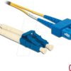 86548 Duplex-LWL, LC/SC, 9/125µ, 0,5m, OS2