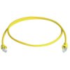 Telegärtner 100008830 RJ45 Network cable CAT 6A 7.50 m Yellow Flame-retardant