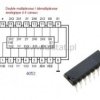 CMOS 4052 wa 4-kanałowe analogowe DIL16