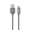 Złącze USB-A/micro-USB 2.0 wt-wt 2m 2,1A 480Mbps GEMBIRD / CC-USB2S-AMmBM-2M-BG