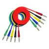 Kable pomiarowe zestaw NR23 HQ 1m 5szt przewody banan 1000V 10A