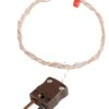 Termopara z odsłoniętym złączem T średnica 1/0.3mm długość 1m -75°C do +250°C Wtyk miniaturowy RS PRO