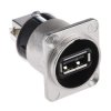 Adapter złącze A USB A złącze B USB B rodzaj A Żeńskie Neutrik