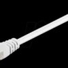 94158 Cat.6a S/FTP PiMF patch cable, CU, white, 0,25 m