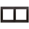 Ramka podwójna SIMON 54 Premium antracyt Kontakt Simon DR2/48