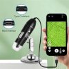 Aparat do mikroskopu cyfrowego 1600X 3 w 1 typu kamera USB typu C, przenośny wyświetlacz o dużej rozdzielczości LED do lutowania